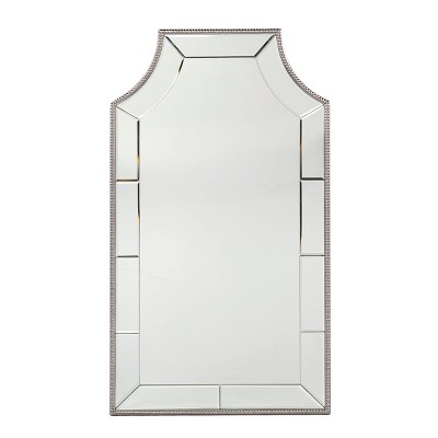 Wyaco Decorative Wall Mirror by Aiden Lane Silver - Southern Enterprises