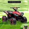 12V Ride On Toy ATV, Battery Powered 4 Wheeler Quad Car, Electric ATV with Remote Control, Music, Horn, Monitor Display, LED Lights for Toddlers 3-10 - 4 of 4