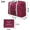 Hachikiko Foldable Travel Duffel Bag,Water Resistant Weekender Overnight Gym Bag - 2 of 4