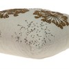 Parkland Collection,Periwinkle Transitional Beige & Copper Throw Pillow - 4 of 4