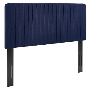 Modway Milenna Channel Tufted Upholstered Fabric Twin Headboard - 1 of 4