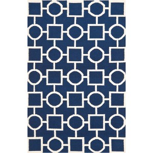 Dhurries DHU639 Hand Woven Area Rug  - Safavieh - 1 of 4
