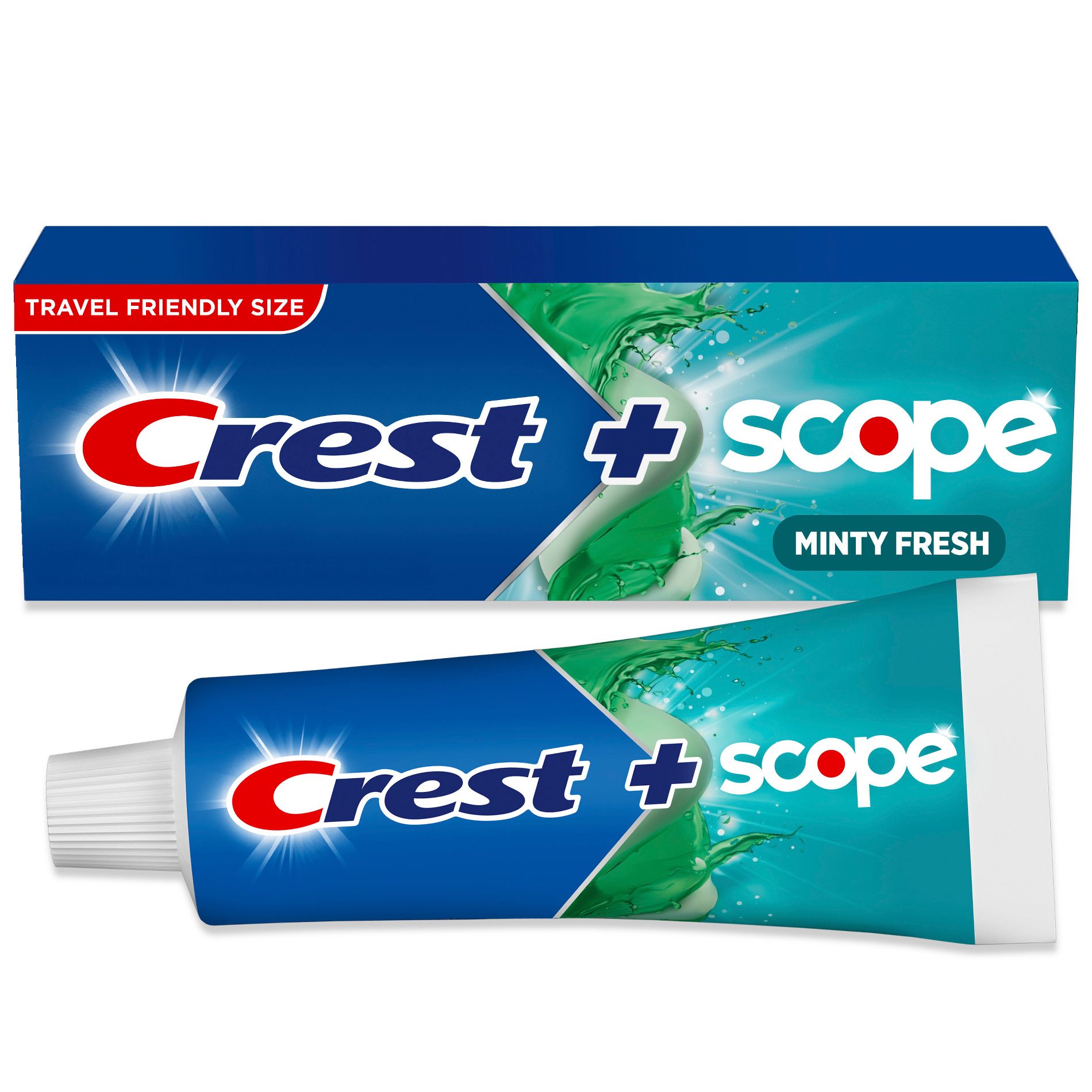 Crest + Scope Complete Whitening Toothpaste Minty Fresh - Trial Size - 2.7oz 