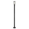 Z-Lite Helix 1 - Light Post Light in  Black - 3 of 4