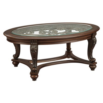 Signature Design by Ashley Norcastle Coffee Table Dark Brown