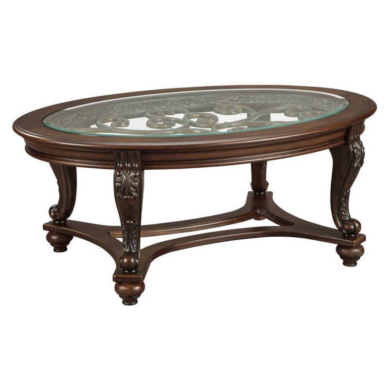 Norcastle Coffee Table Dark Brown - Signature Design by Ashley, 1 of 8