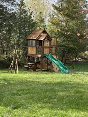 Backyard Discovery Skyfort Ii Swing Set : Target