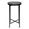 Kate and Laurel Celia Round Metal Foldable Tray Accent Table - image 3 of 4