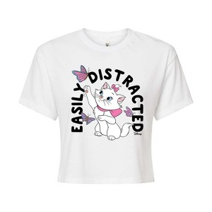 Women's - Disney - The Aristocats Cropped Graphic T-Shirt - 1 of 4