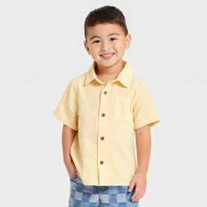 dress shirts for toddler boy Lekwk Toddler Boys Button Down Shirts Kids School Uniform Short Sleeve Collared Dress Shirts Summer Back to School Cotton Tops 1-18 Years, Boy's, Size
