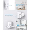 Itopfox Multi Plug Outlet with 5 AC Outlets & 4 USB Ports (2 USB-C), 1800J Surge Protector, Wall Mountable Power Strip for Home, Office, Dorm - 4 of 4