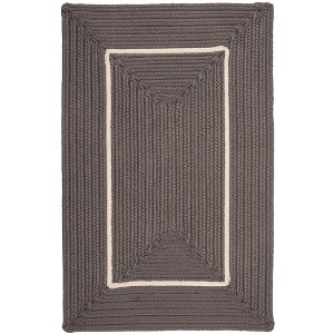 Colonial Mills Doodle Edge FY42 Sample Swatch Area Rug, 14" x 17", Gray - 1 of 1