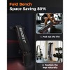 Adjustable Weight Bench, 5-Levels Versatile Foldable Bench for Full Body Workout Strength Training, Home Gym Incline Decline Bench - 3 of 4