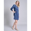 Long Sleeve Smocked Shoulder Dress - 2 of 3