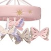 Lambs & Ivy Butterfly Dreams Pink/Purple Musical Baby Crib Mobile Soother Toy - 4 of 4