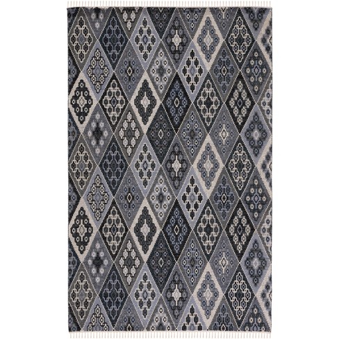 Kilim Anti-fatigue Comfort Long Floor Mat Blue - Brewster : Target