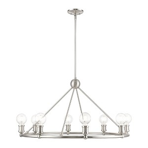 Livex Lighting Lansdale 8 - Light Chandelier in  Brushed Nickel - 1 of 1