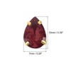 Unique Bargains Glass Craft Embellishments Flat Back Four Claws Teardrop Gems 20 Pcs - 2 of 4