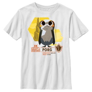 Boy's Star Wars: Galaxy of Creatures The Porg T-Shirt - 1 of 4