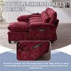 VASIP 106" U-Shaped Modular Cloud Couch Sectional ,4-Seat Chenille Sleeper Sofa with Chaise Lounge, Ottoman for Living Room,Emerald - 4 of 4