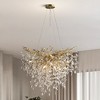 31"Modern Crystal Branch Chandelier - 2 of 4
