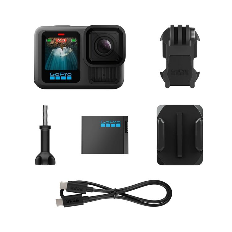 GoPro HERO13 Black: 5.3K Video, Digital Image Stabilization, Wi-Fi, 27 Megapixels, 2 of 4