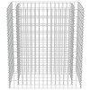 vidaXL Gabion Raised Bed Silver Galvanized Steel 35.4x19.7x39.4 in - 3 of 4