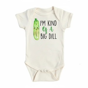 Pickle Big Dill Newborn Baby Onesie® Bodysuit GS1 - 1 of 4