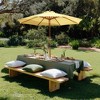 Yescom 9 Ft Wooden Pole Patio Umbrella - 2 of 4