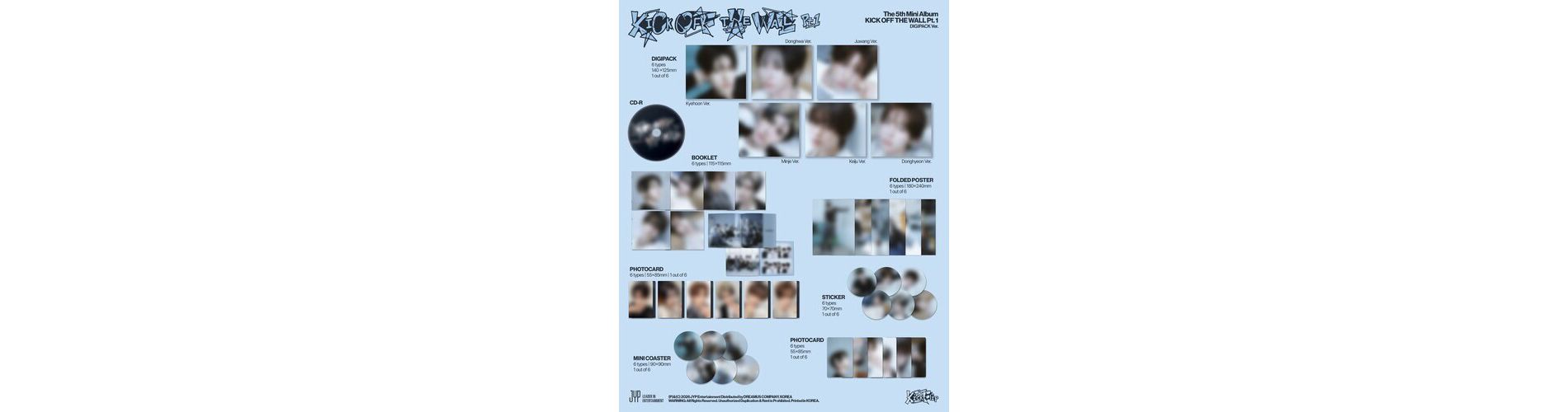 Kickflip - Kick Off The Wall Pt.1 (Digipack Ver.) (CD)