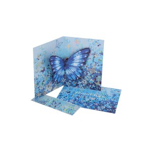 Unique Bargains Greeting Card Oil Painting Series Butterfly Paper 5.9"x4.4"x0.4" 1 Pc - 1 of 4
