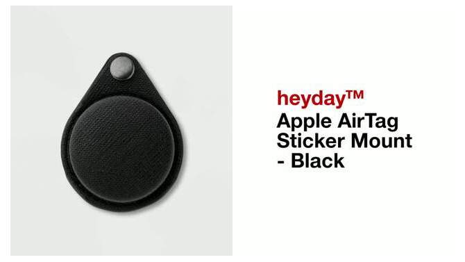 Apple AirTag Sticker Mount - heyday&#8482; Black, 2 of 6, play video