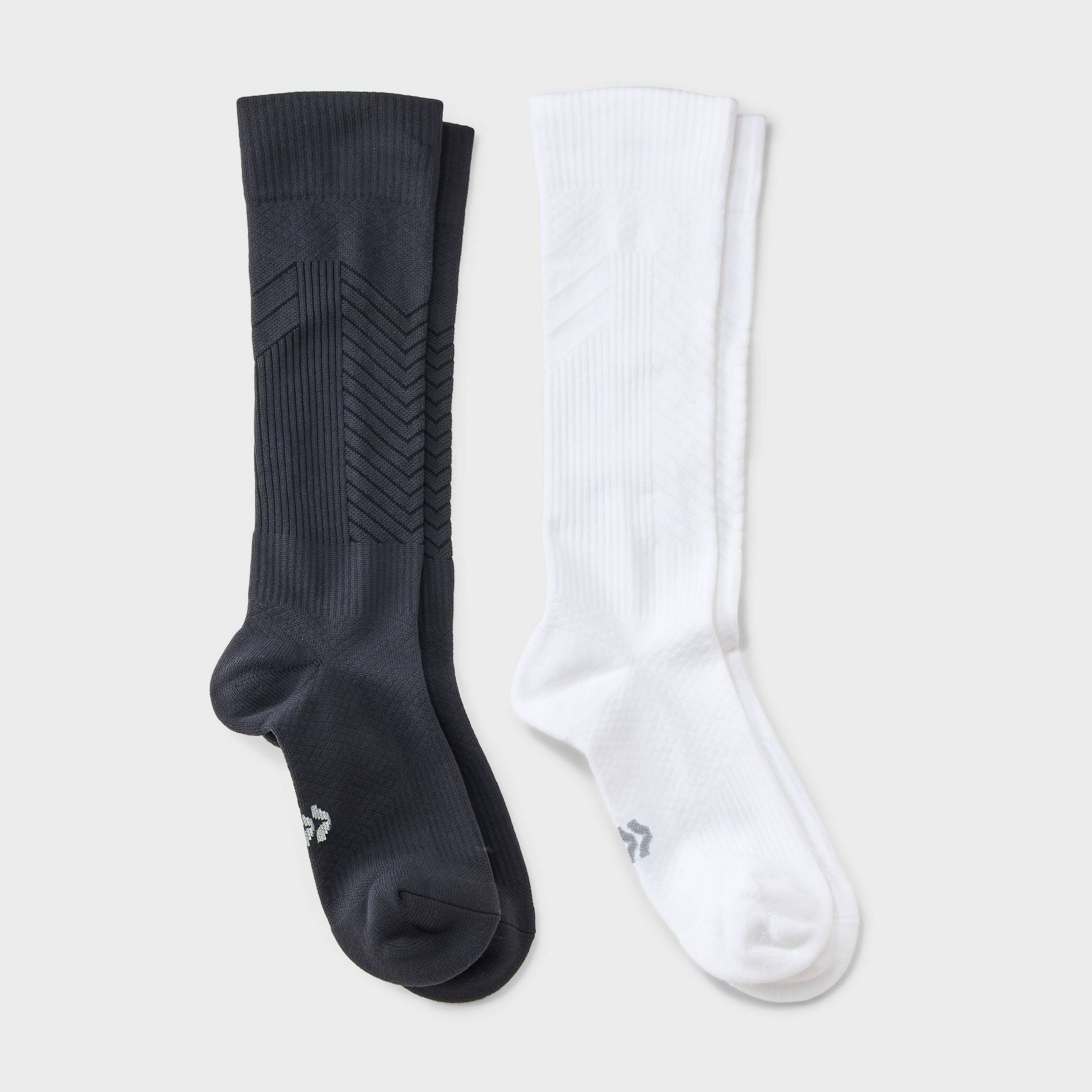 Women's Essential Compression Socks - All In Motion™ White/Black