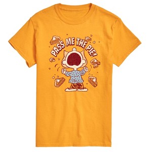 Men's - Peanuts - Pass The Pie Short Sleeve Graphic T-Shirt - 1 of 4