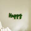 Sevobal Wall Art Welcome Letter Moss Decor Blending Charm And Natural Freshness Elegantly For Stylish Entrywa, Green, 44.8"*13.5"*4.6" - 3 of 4