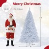 Costway 6/7.5 FT Artificial Christmas Tree with 1000/1346 Branch Tips 280/400 Lights 11 Lighting Modes - 3 of 4