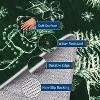 TackView Christmas Rug, Machine Washable Non-Slip Carpet, Rug Soft Low Pile Stain Resistant Throw Rugs for Living Room Hallway - 4 of 4