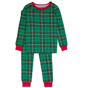RuffleButts Modal Blend Big Girls Ruffle Long Sleeve Pajama Set - 1 of 2