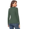 Women's Sweetheart Neckline Hollow - Out Slim - Fit Sweater - 3 of 4