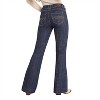 Women's Diamond Belt Loop Mid Rise Trouser Jeans - Rock & Roll Denim - image 2 of 3