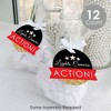 Big Dot of Happiness Red Carpet Hollywood - Movie Night Party Clear Goodie Favor Bags - Treat Bags With Tags - Set of 12 - image 2 of 4