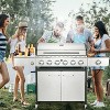 EROMMY 6 - Burner Screw Down Liquid Propane 58000 BTU Gas Grill with Cabinet - 4 of 4