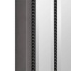 Head West 22"x30" Stylish Brushed Black Sleek Metro Beaded Medicine Cabinet with Mirror - 4 of 4