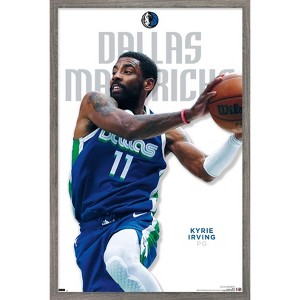 Trends International NBA Dallas Mavericks - Kyrie Irving Feature Series 23 Framed Wall Poster Prints - 1 of 4