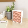 June Journal Triangular Lines in Terracotta Framed Mini Art Print - Society6 - 2 of 3