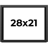 PosterPalooza | Shadow Box 1.5" Depth Black Picture Frame - UV Acrylic, Backing Board, Hanging Hardware - 2 of 4