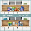 Sorbus 4 Piece Laundry Supplies Organizer Set - for Laundry and Household Essentials - Clear, Durable Plastic, Easy Access & Organization - 3 of 4