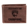 Evergreen NHL Florida Panthers Brown Leather Bifold Wallet Officially Licensed with Gift Box - 2 of 2