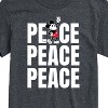 Men's - Disney - Mickey Mouse Stacked Peace Sign Short Sleeve Graphic T-Shirt - 2 of 4