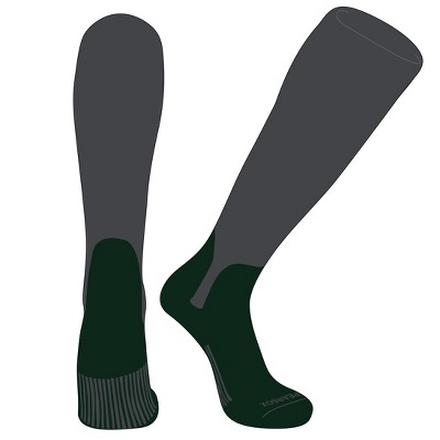 PEAR SOX OTC Baseball Softball Stirrup Socks (S, 5in) Graphite, Forest Green (M)